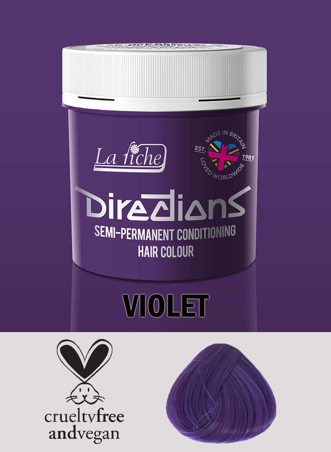 Vejledning Hårfarve Violet