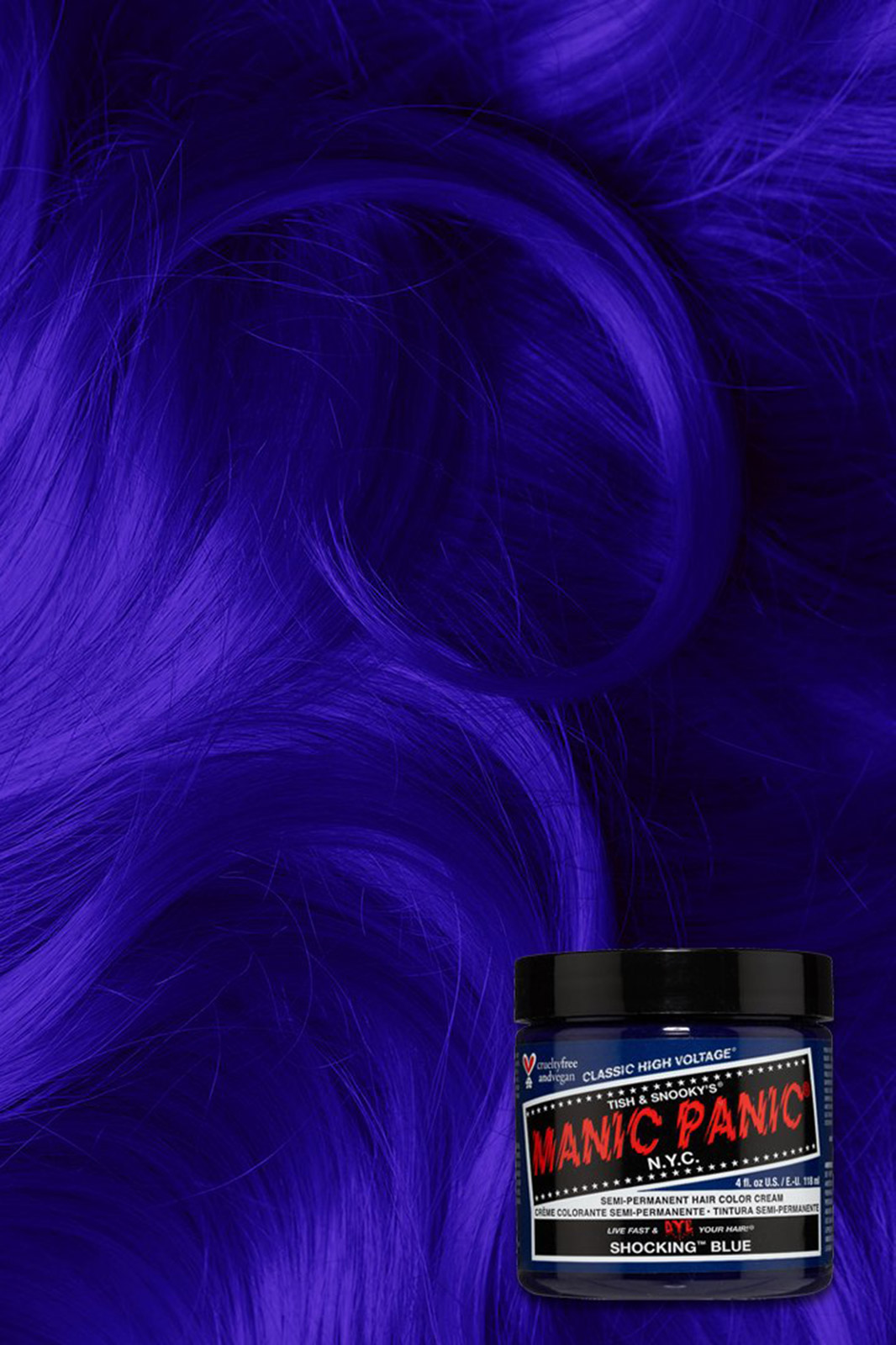 Klassisk chokerende blå