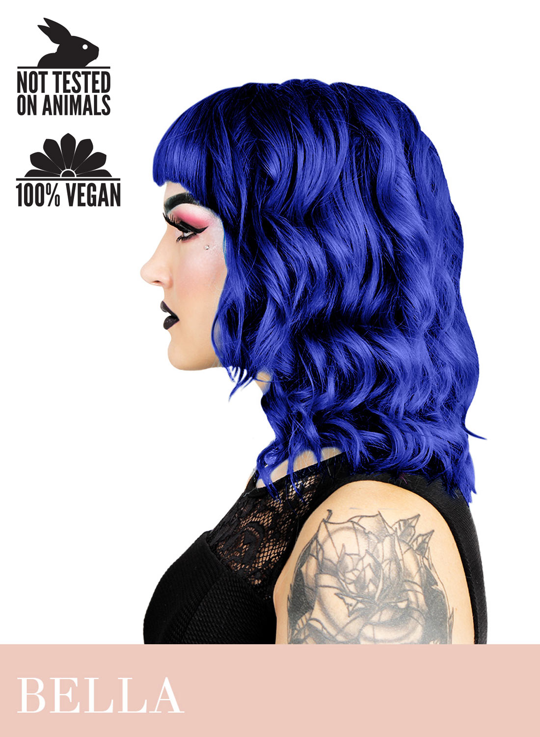 Hermans Bella Blå Hårfarve