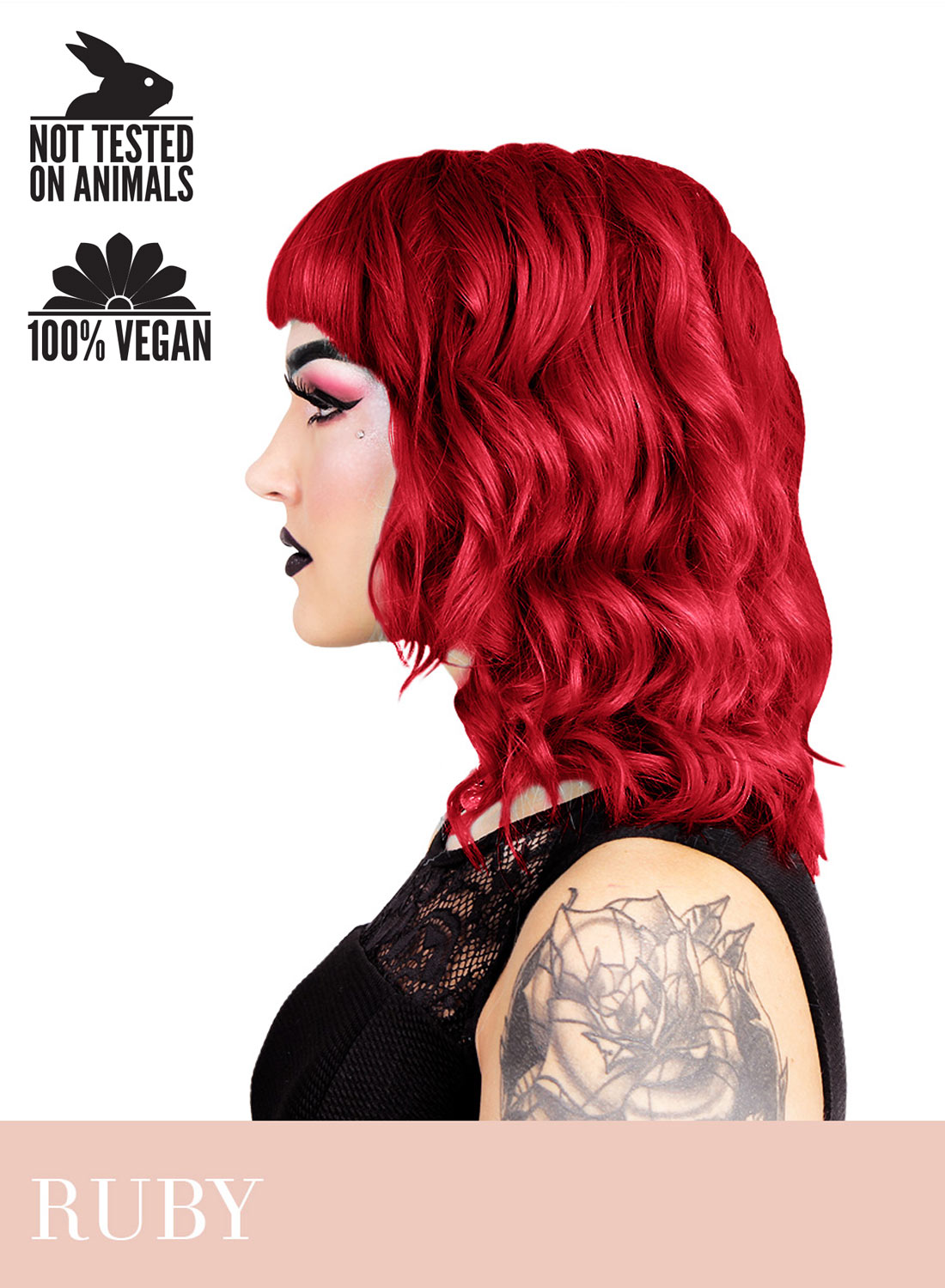 Hermans rubinrøde hårfarve