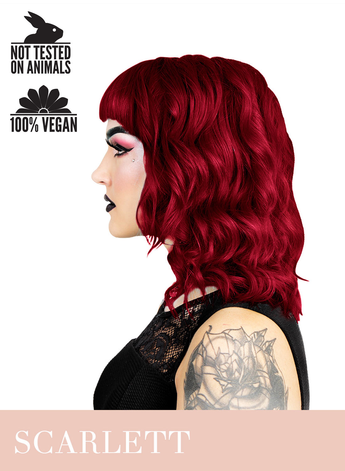 Hermans Scarlett Rogue Rød Hårfarve