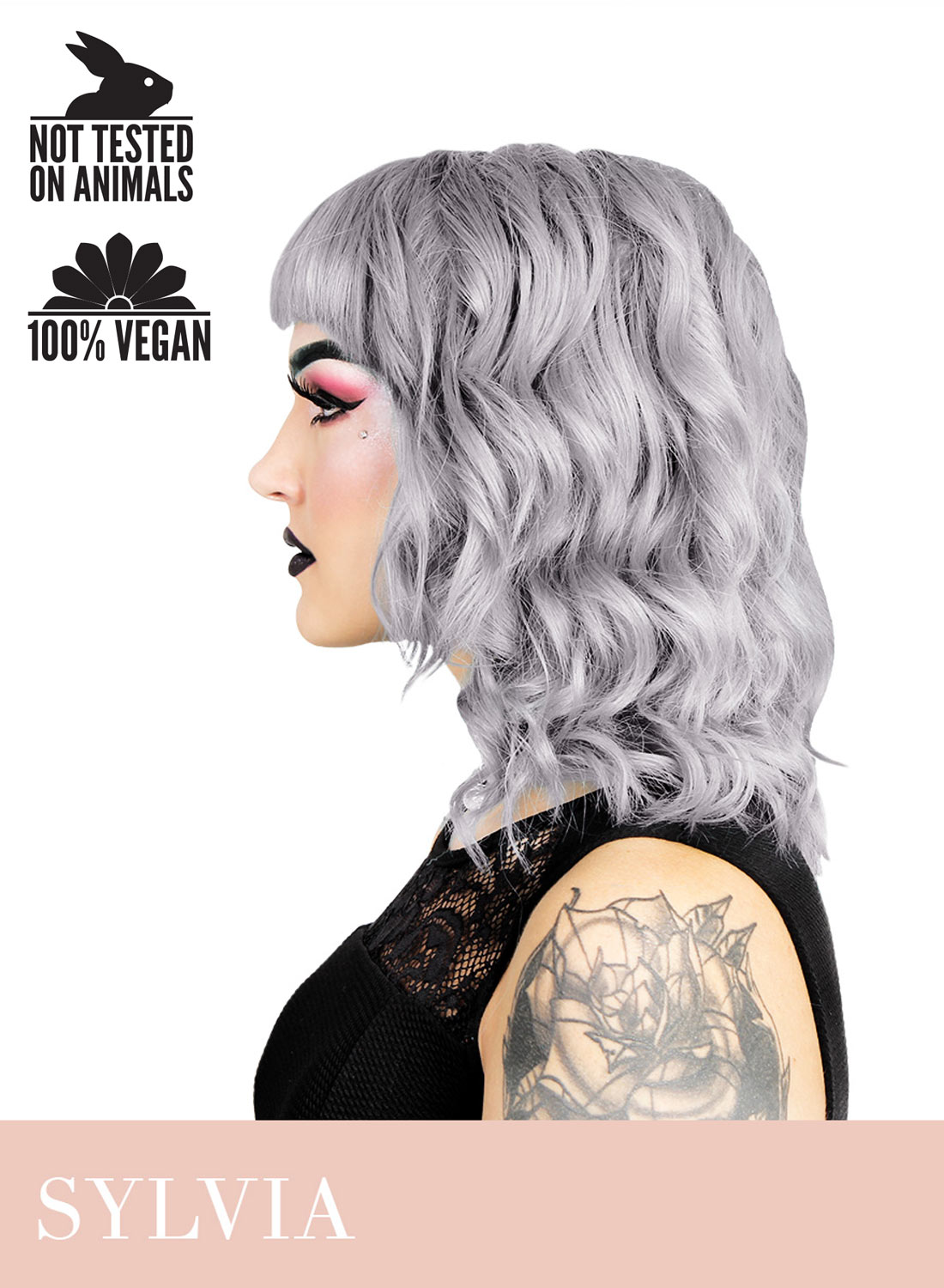 Herman's Sylvia Silver Hårfarve