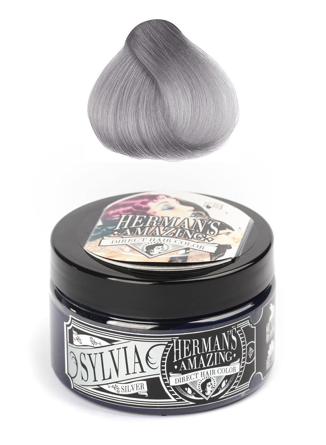 Herman's Sylvia Silver Hårfarve