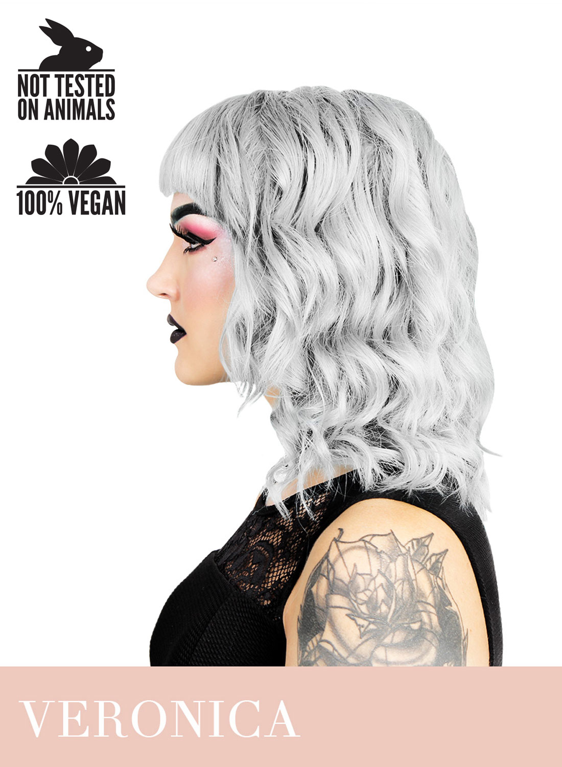 Herman's Platinum Veronica Hvid Hårfarve