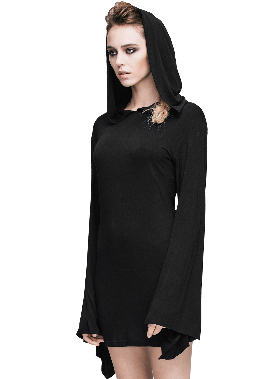 MØRK VAMPYRHÆTTE/KJOLE - Billede 2