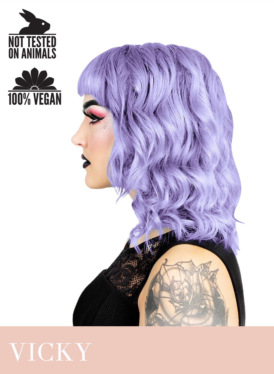 Hermans Vicky Violet hårfarve