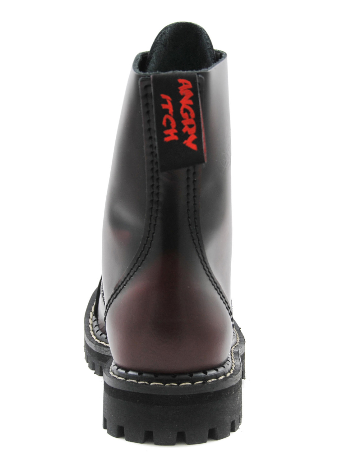 8-Eye Ståltå Støvler Læder Bordeaux - Billede 3