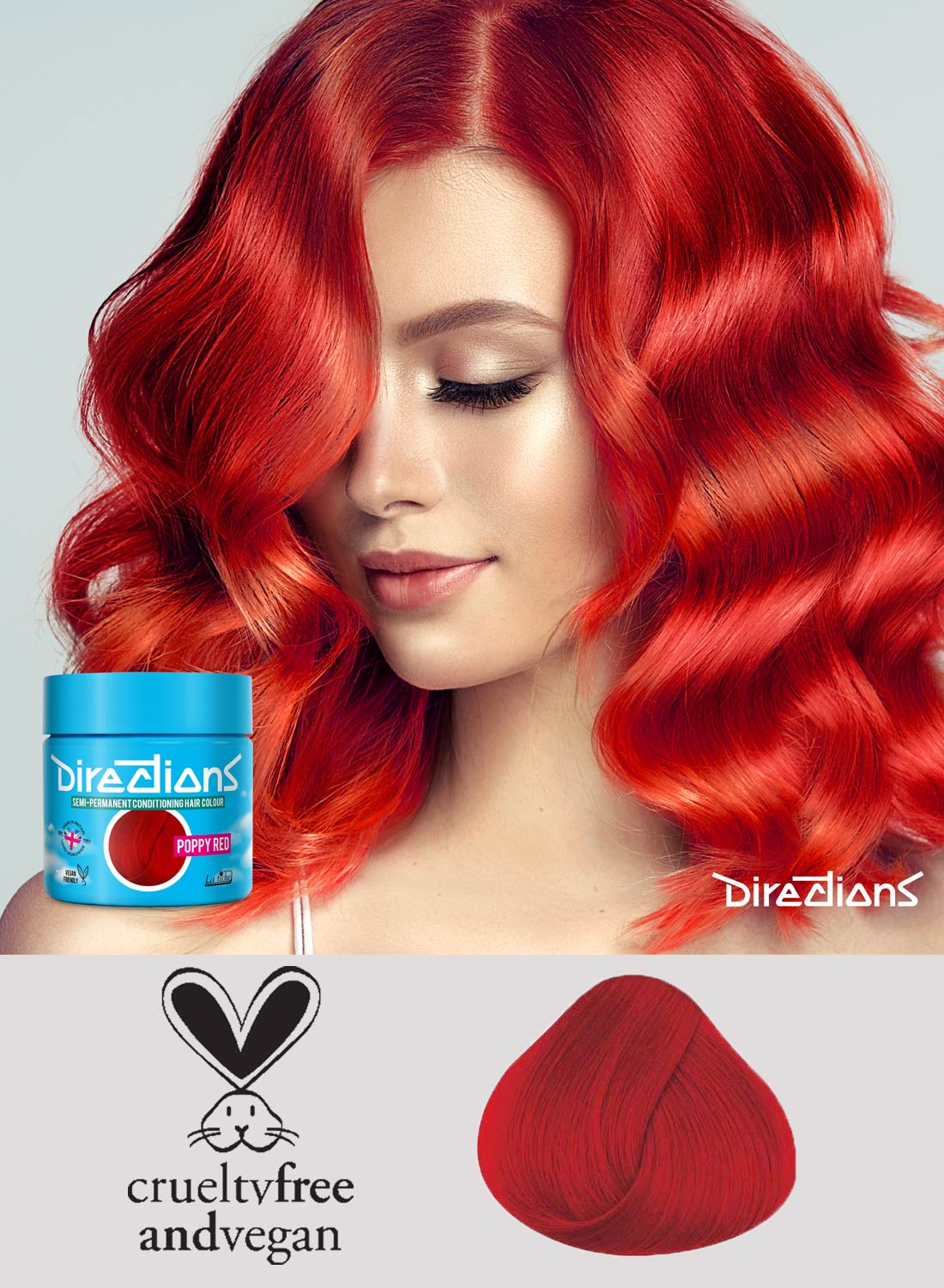 Vejvisning Valmue Rød