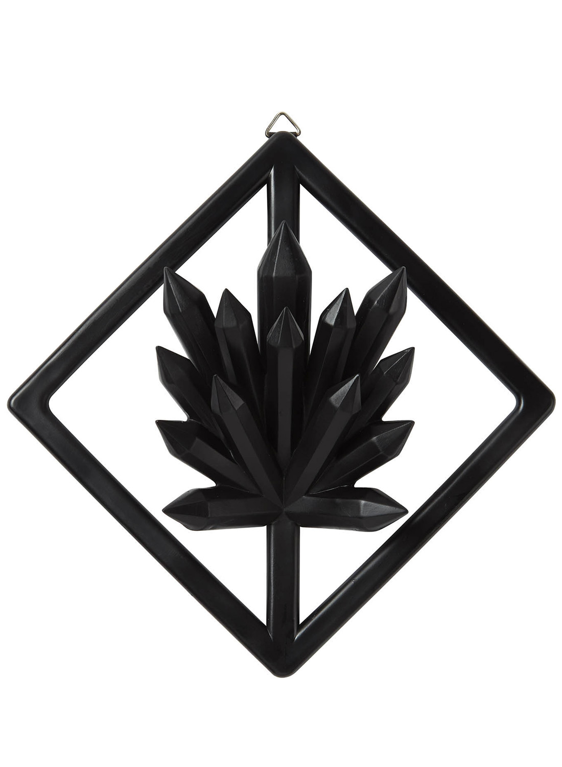 Sort krystal vægophæng savrt