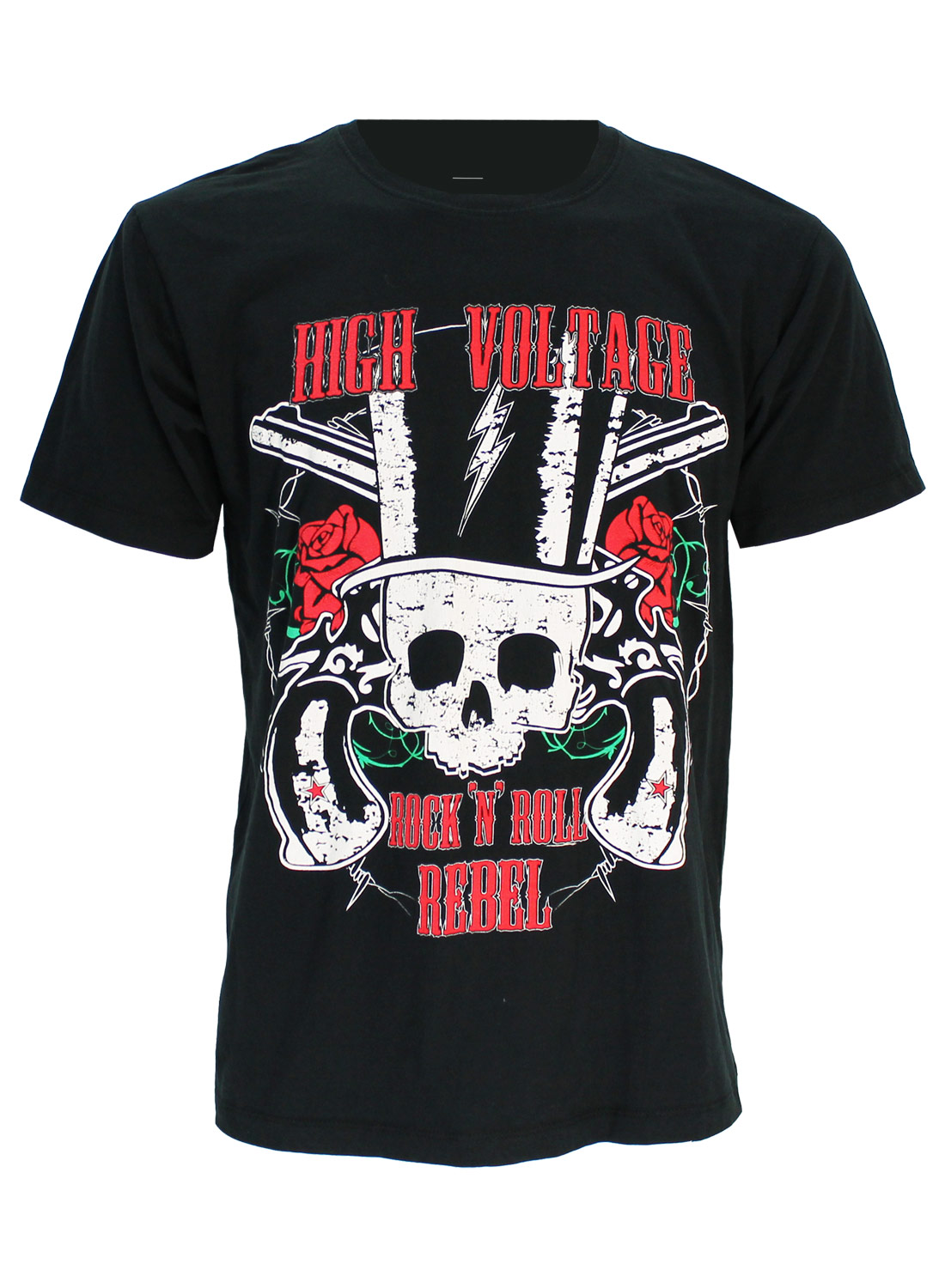 Restless 'N' Wild Rock 'N' Roll Rebel T-shirt Sort