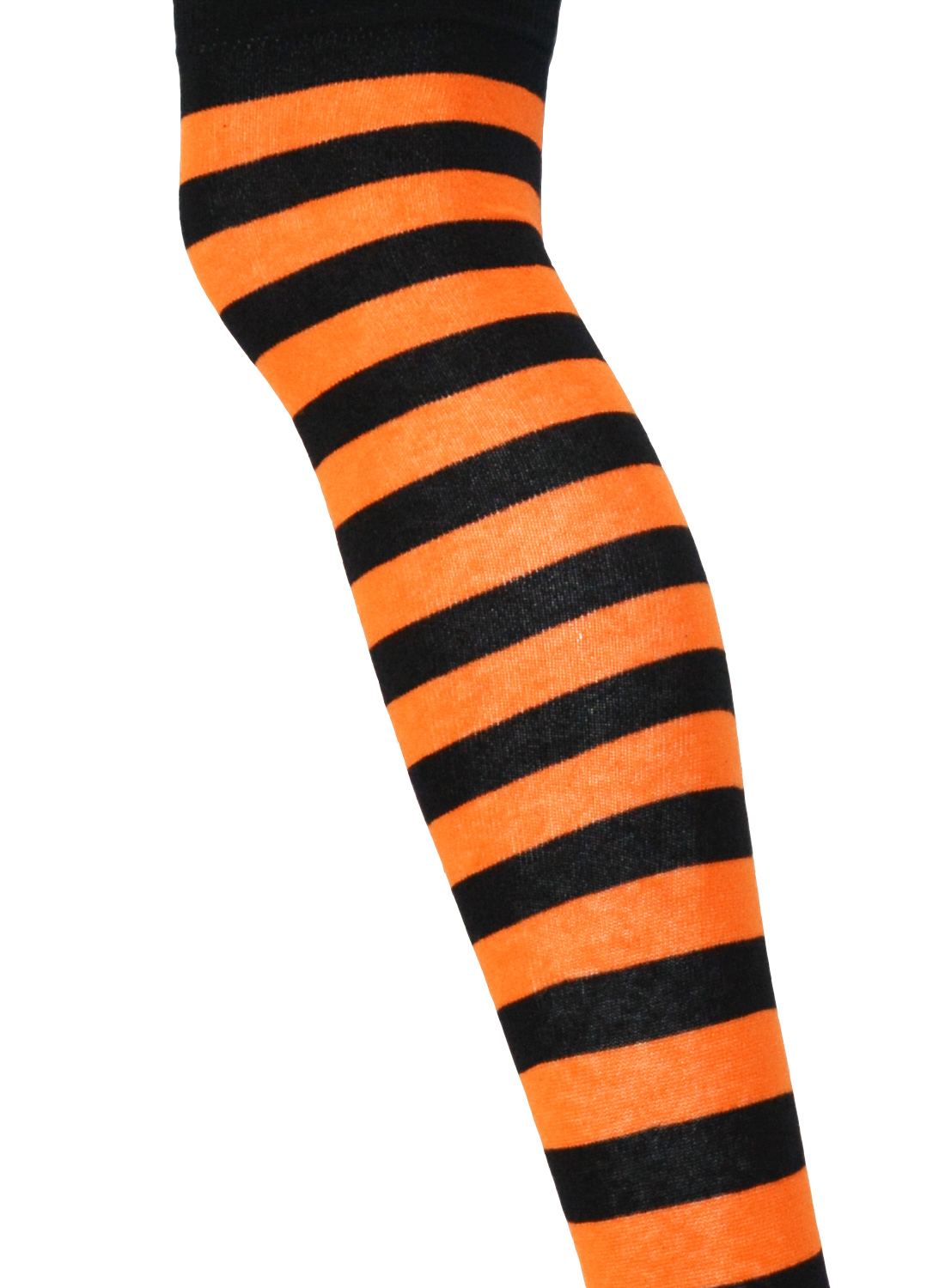 OK Stripe Sokker Sort/Orange - Billede 2