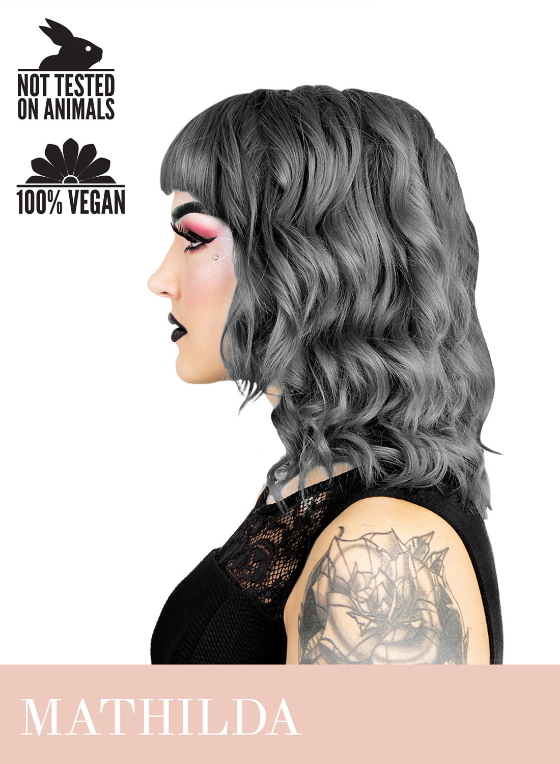 Hermans Mathilda Granny Grå Hårfarve