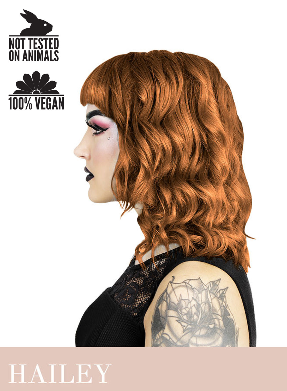 Hermans Hailey Hazel brun hårfarve