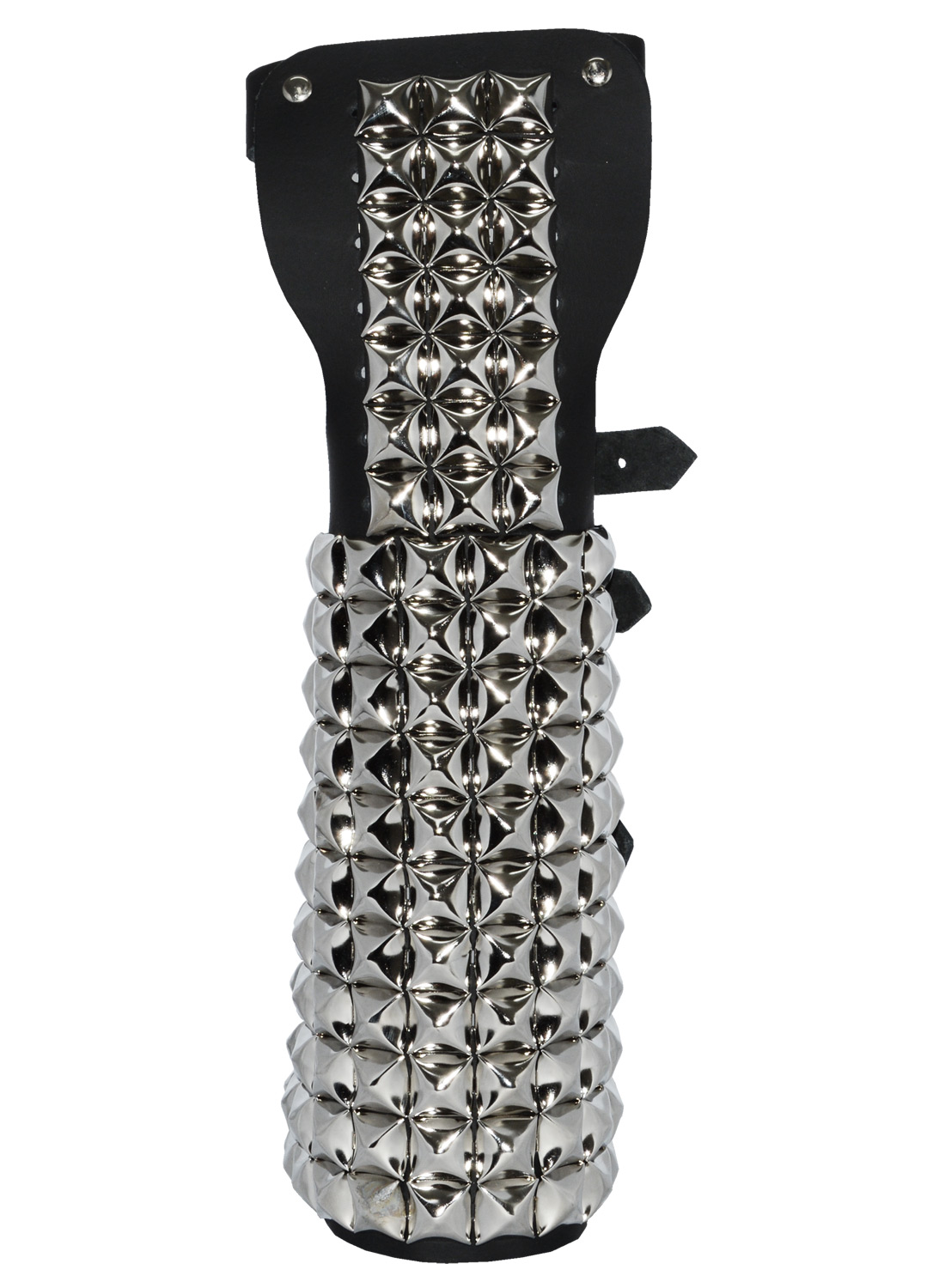 Iron Fist pyramide læderarmbånd