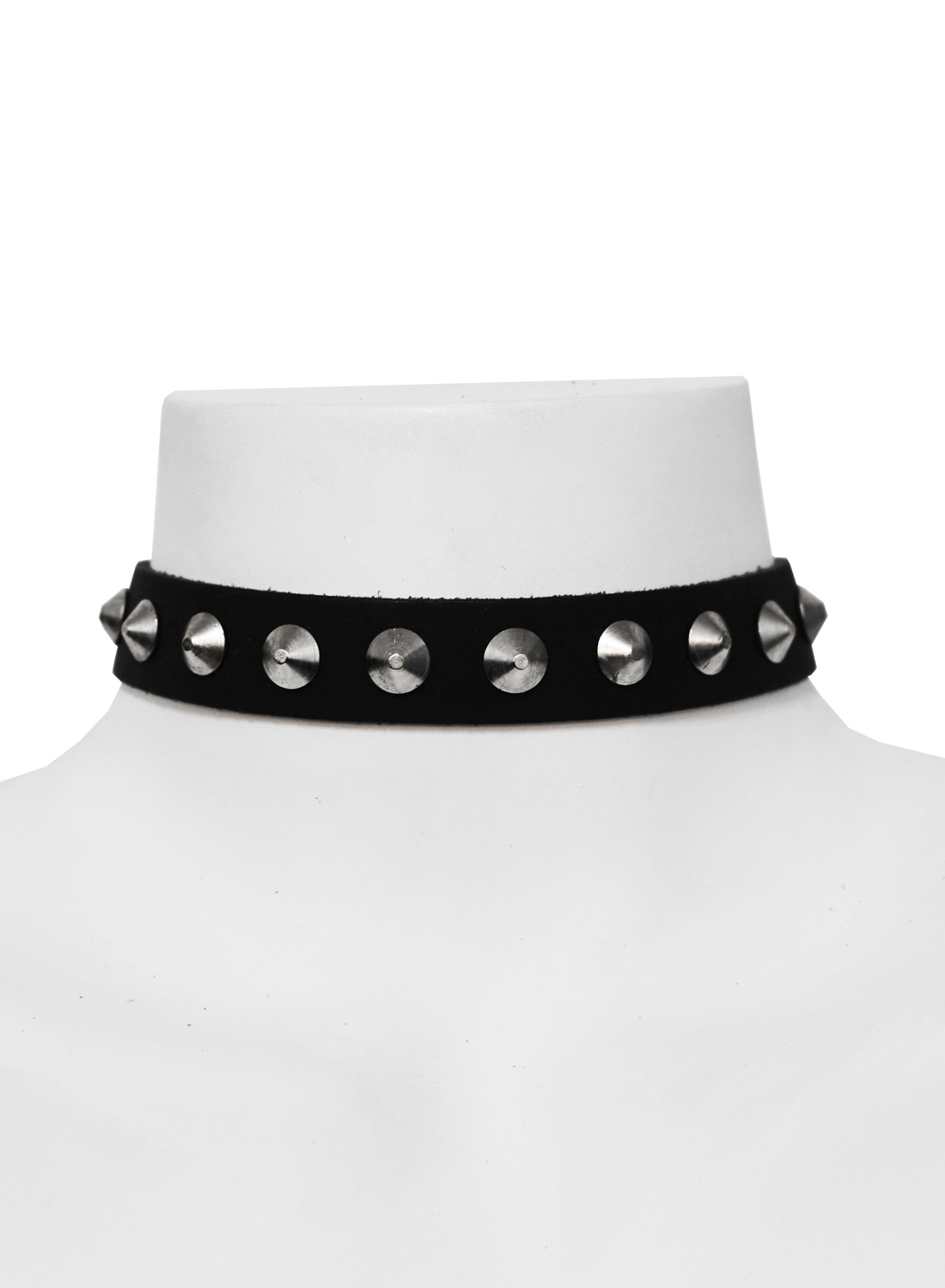 1 række Con Stud læder choker