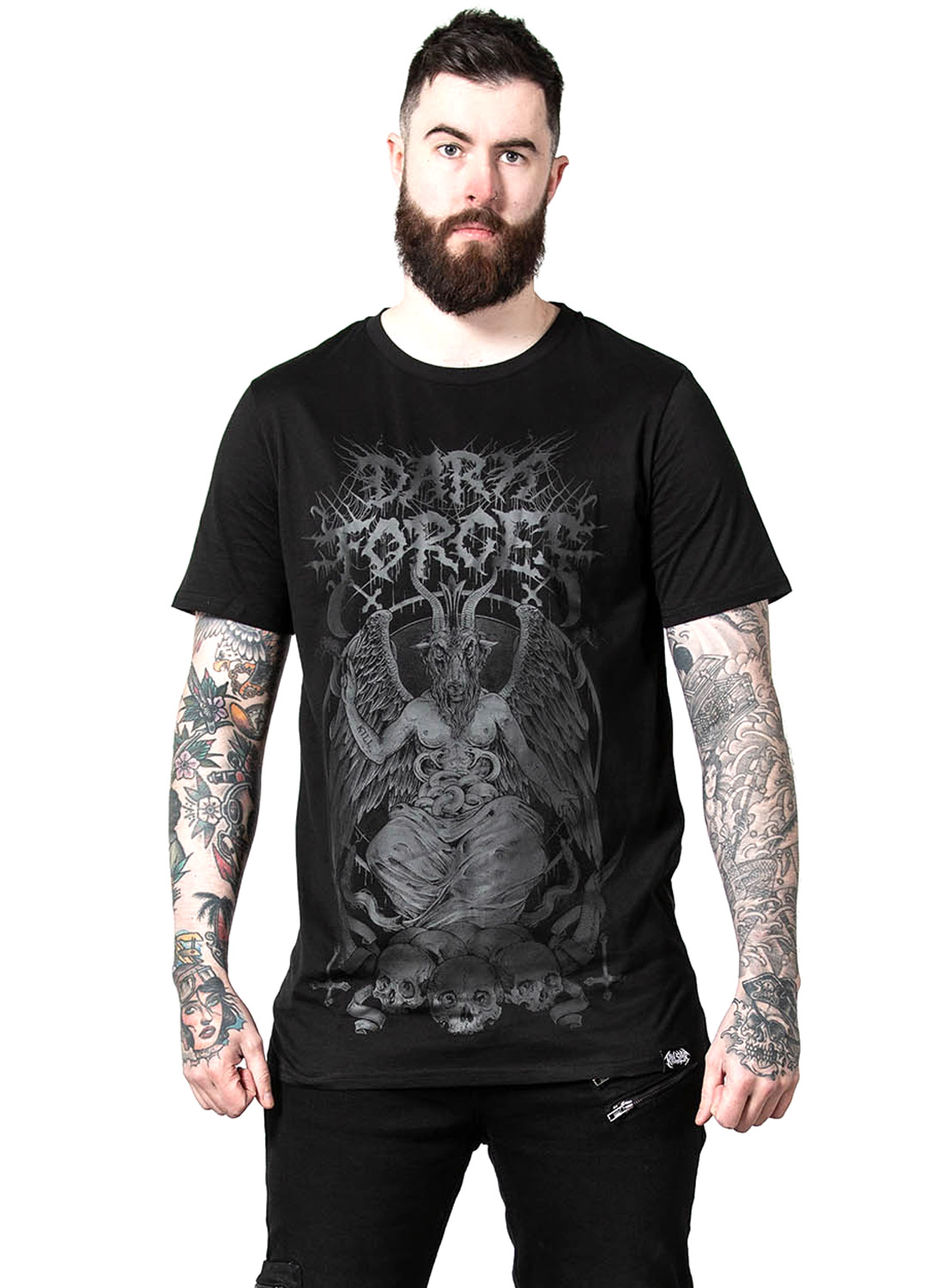 Killstar Dark Forces T-shirt Sort - Billede 2