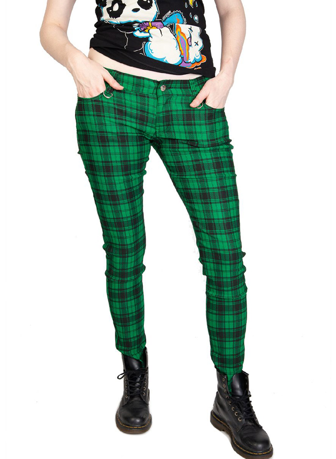 Ternet Skinny Jeans Grønne