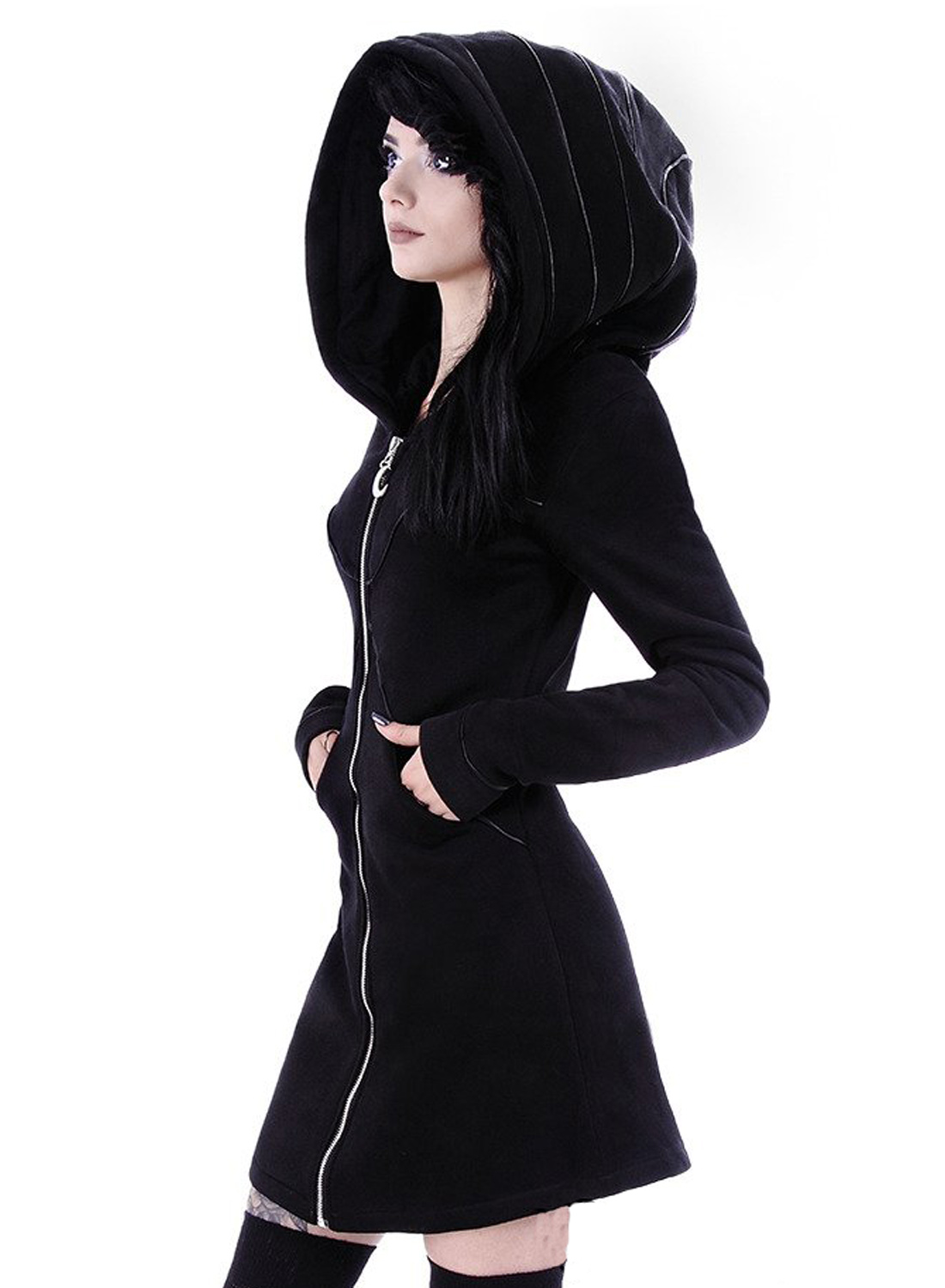 Restyle Sort Ridehætte - Billede 3