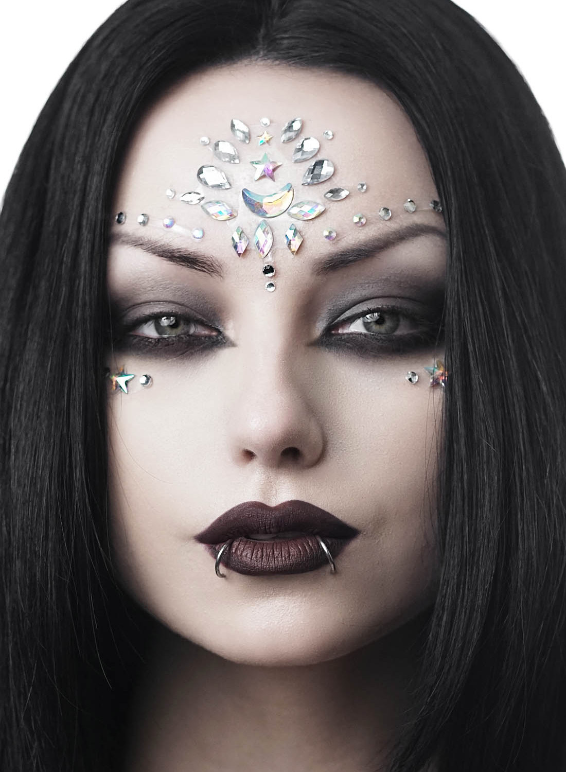 Fuldmåne ansigtssmykker