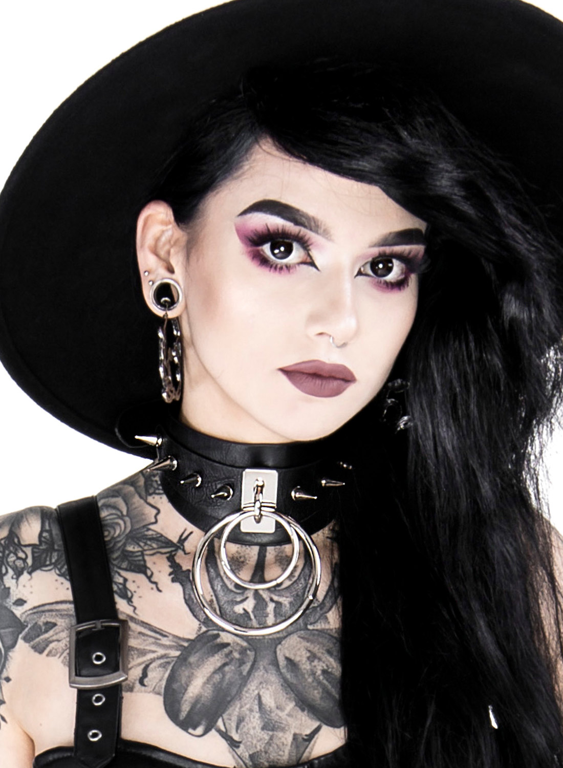 Dobbeltspidset vegansk choker