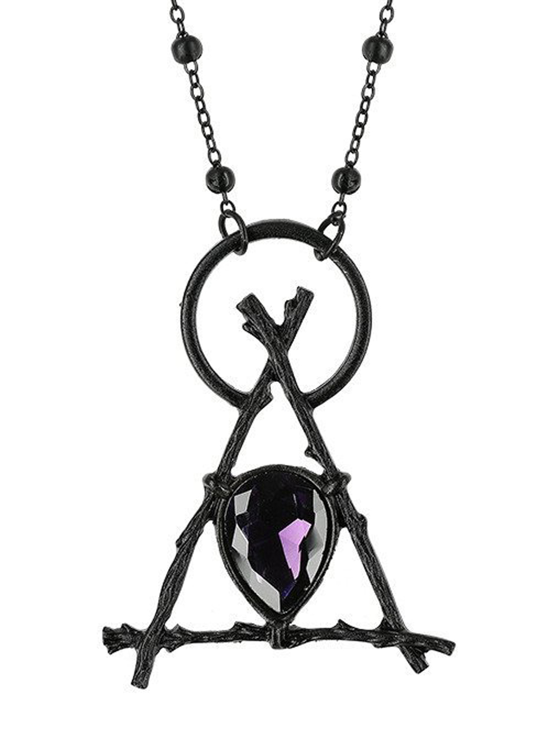 Sort grendeltahalskæde