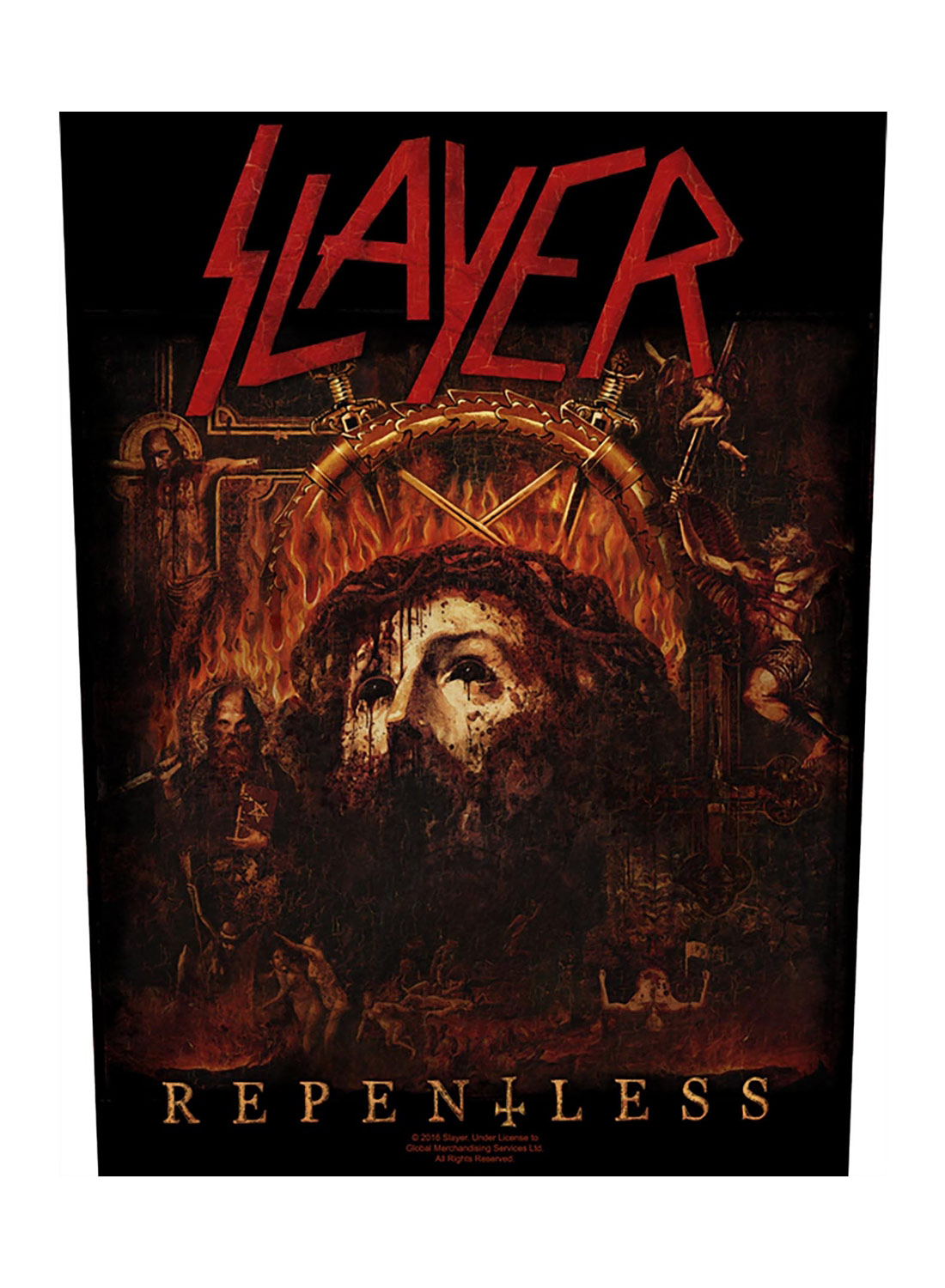 Slayer Repentless rygmærke