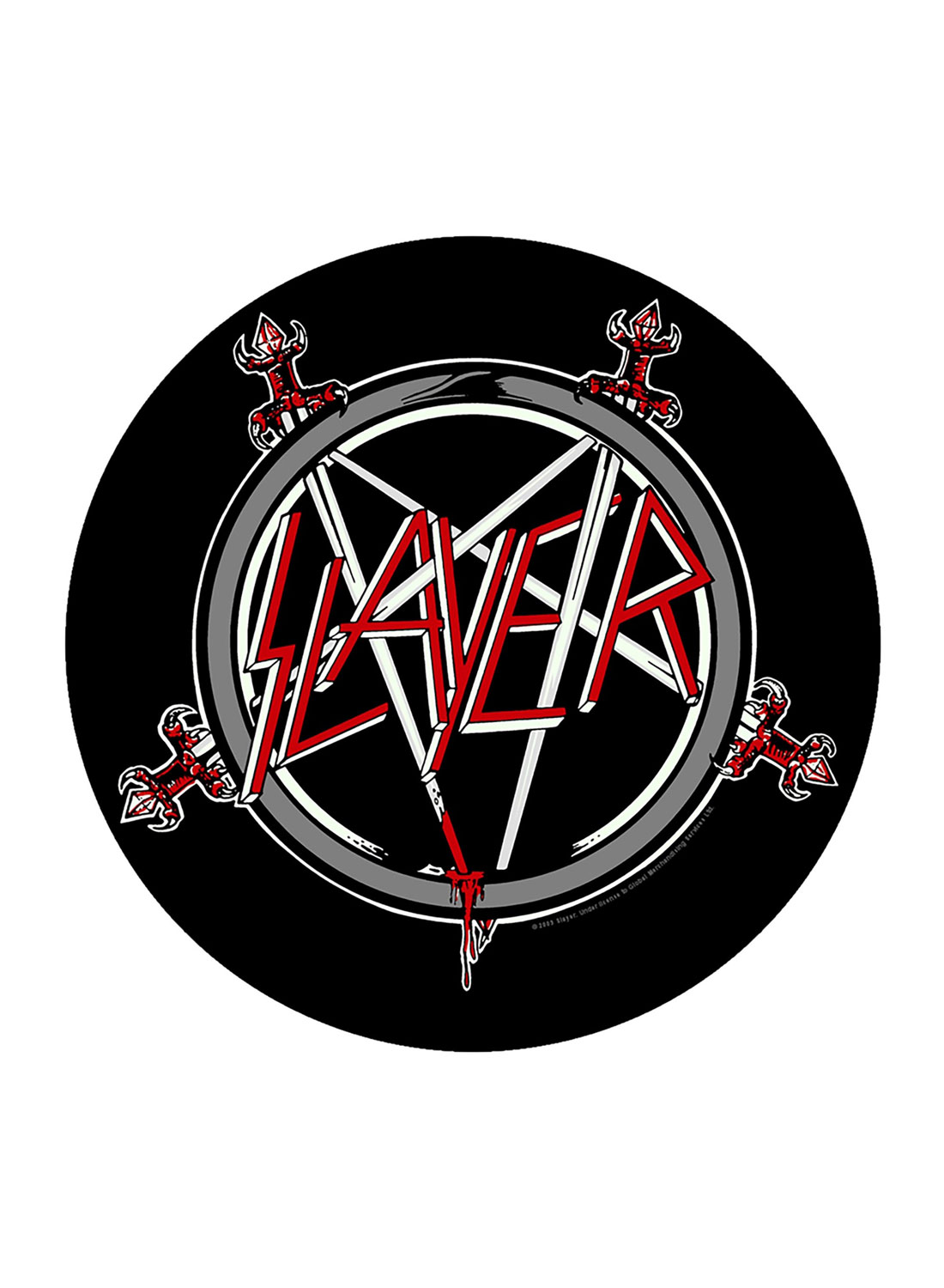 Slayer Pentagram Rygmærke