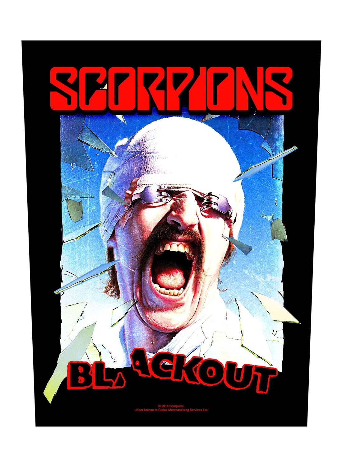 Scorpions Blackout-rygmærke