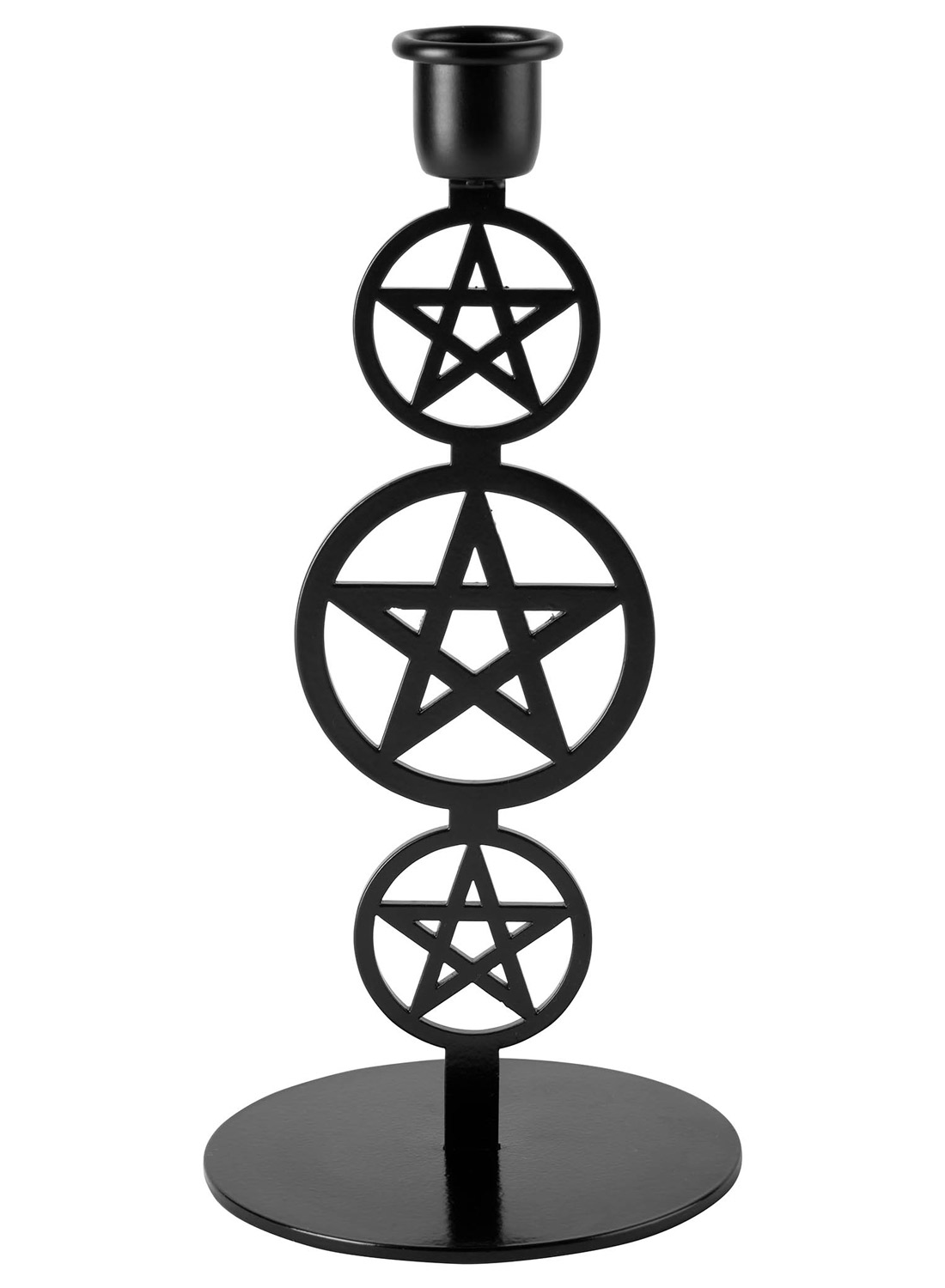 Tredobbelt pentagram lysestage