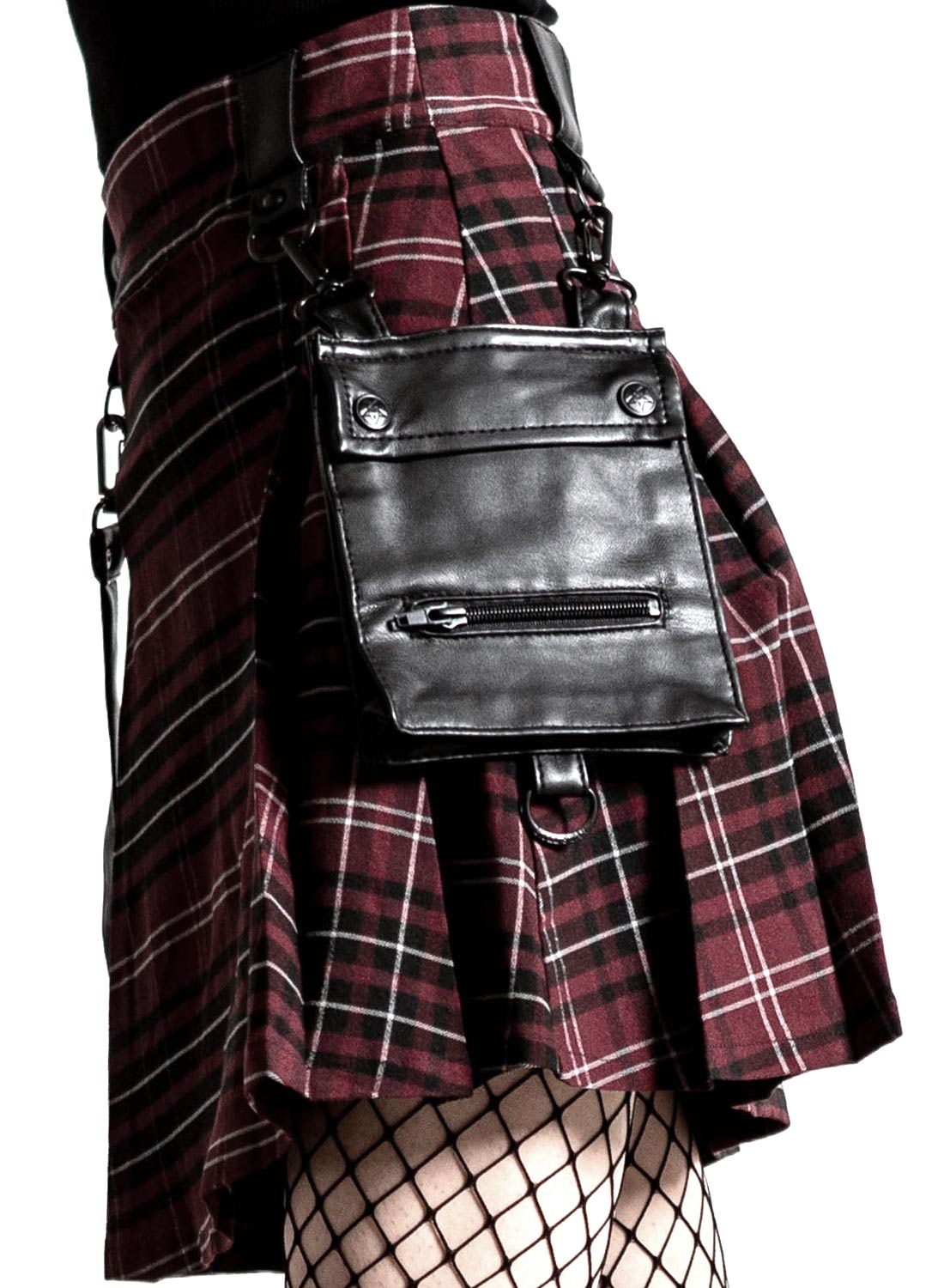 Gunner Plisseret Nederdel Blod - Billede 2