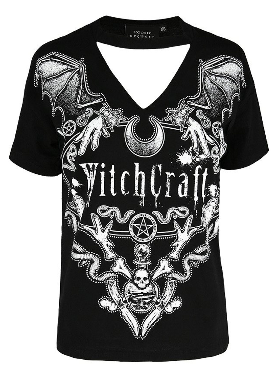 Choker T-shirt Hekseri