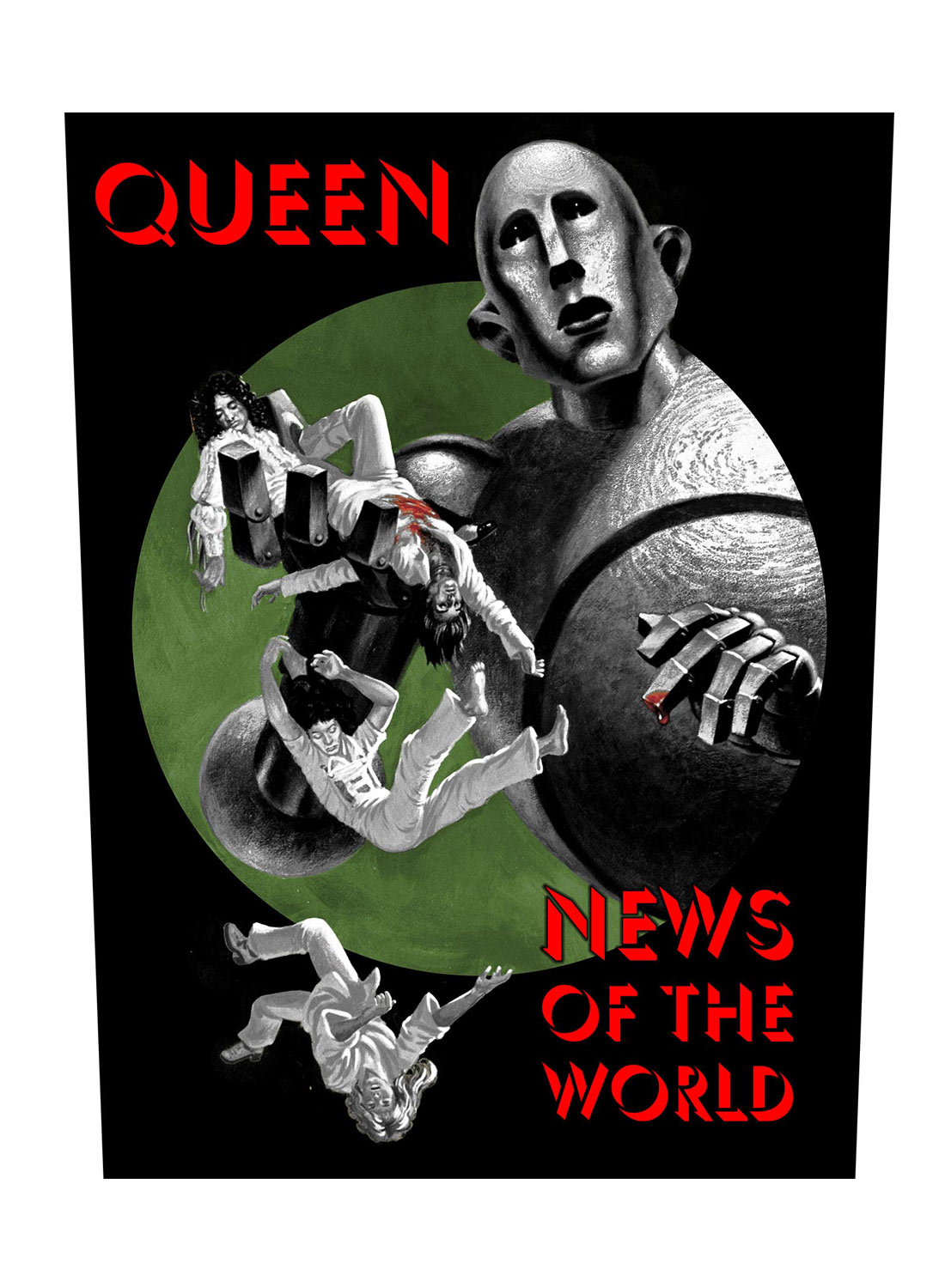 Queen News of the World rygmærke