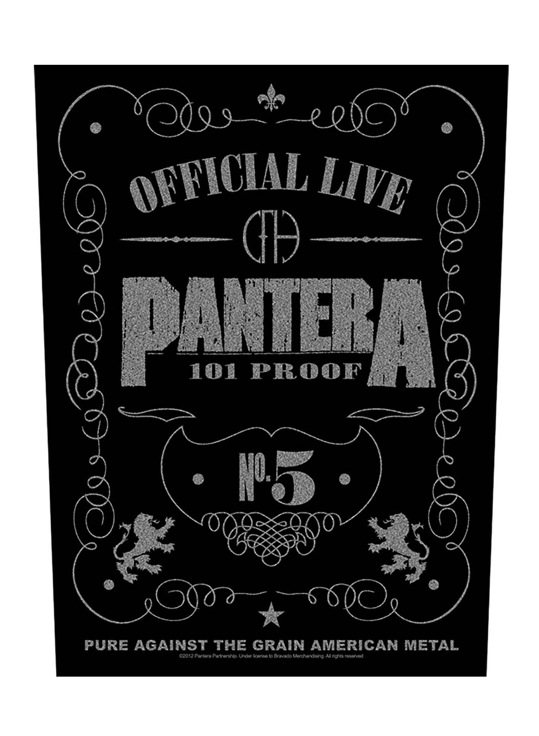 Pantera 101 Proof Rygmærke