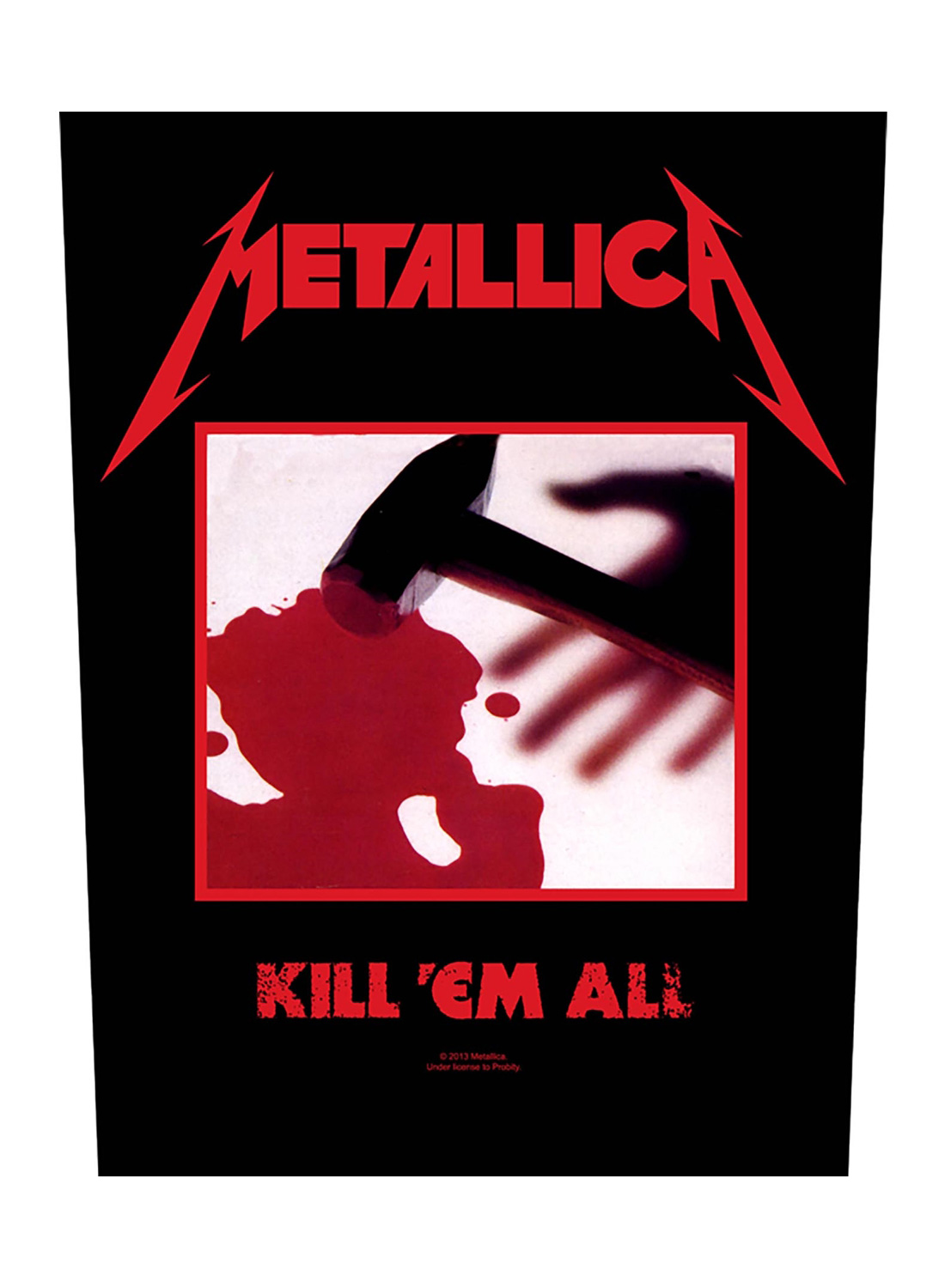 Metallica Kill 'em All-rygmærke