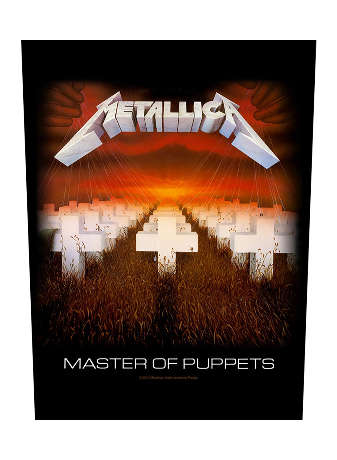 Metallica Master of Puppets rygmærke