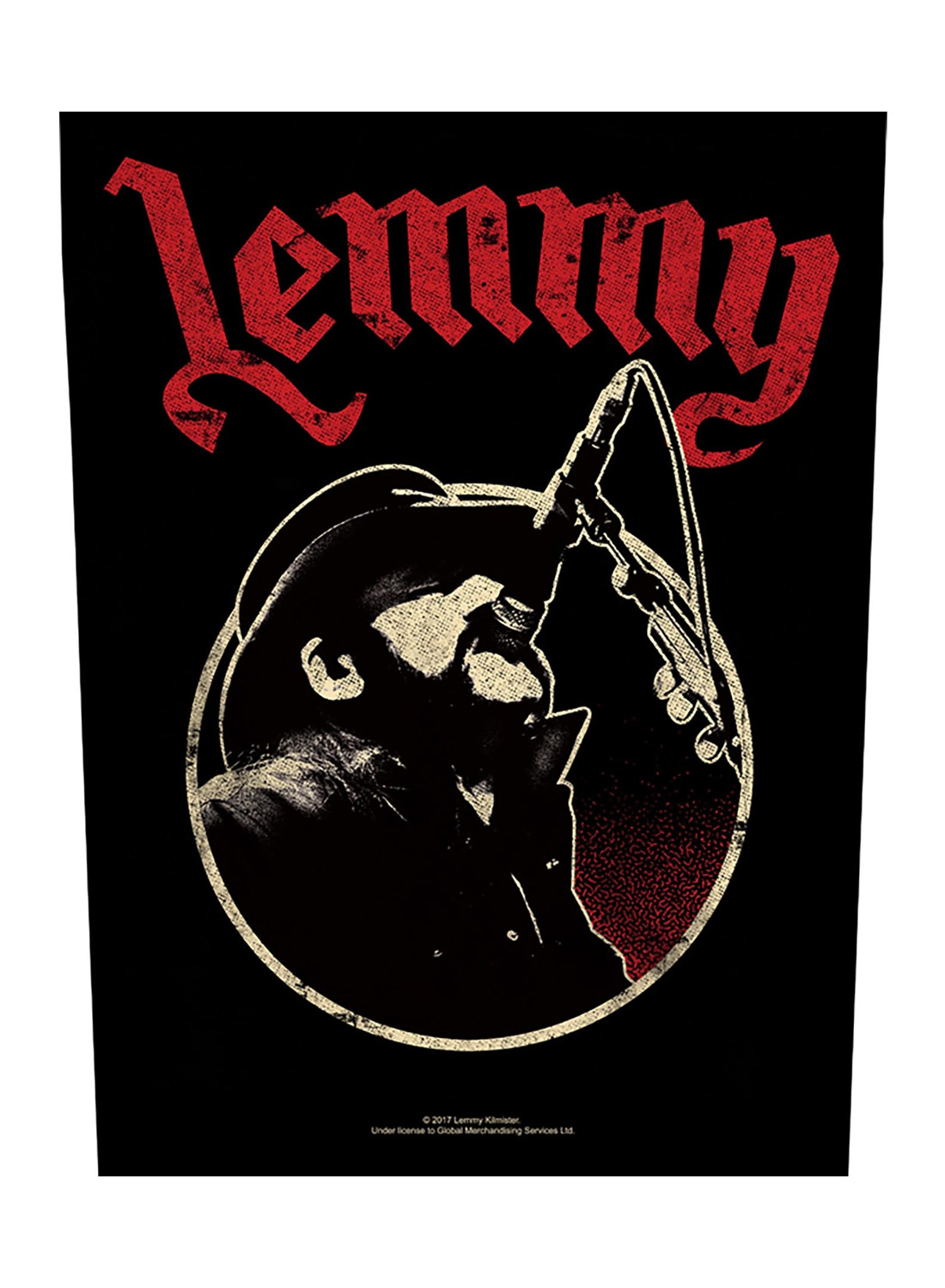Lemmy mikrofon bagsidelapp