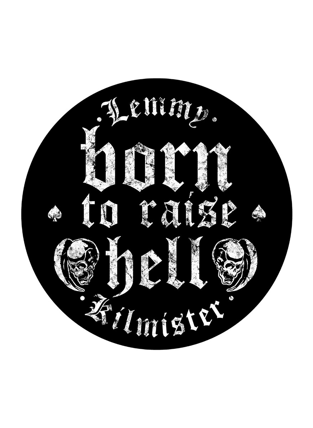 Lemmy Born to Raise Hell rygmærke