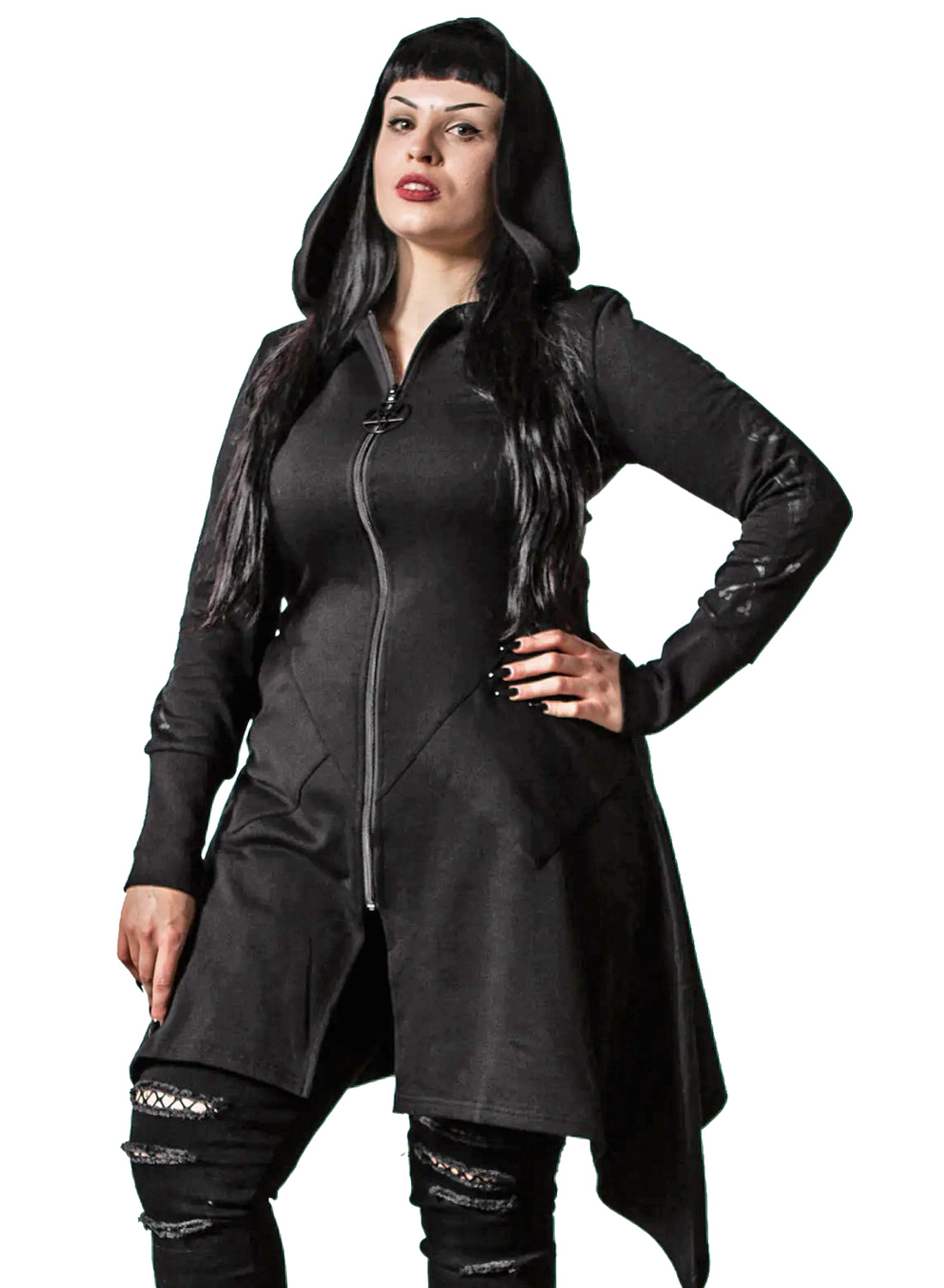 Curses Lang Hættetrøje