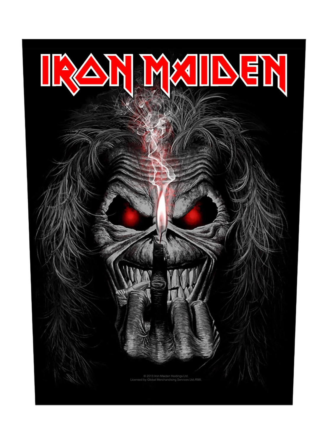 Iron Maiden stearinlysfinger-rygmærke