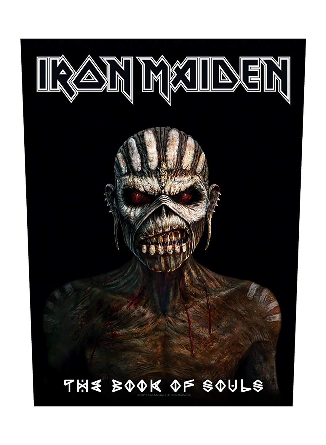 Iron Maiden Book of Souls-rygmærke