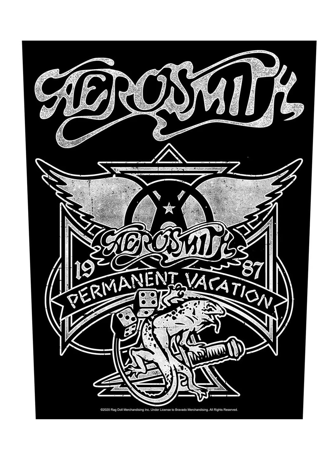 Aerosmith Permanent Ferie Rygmærke