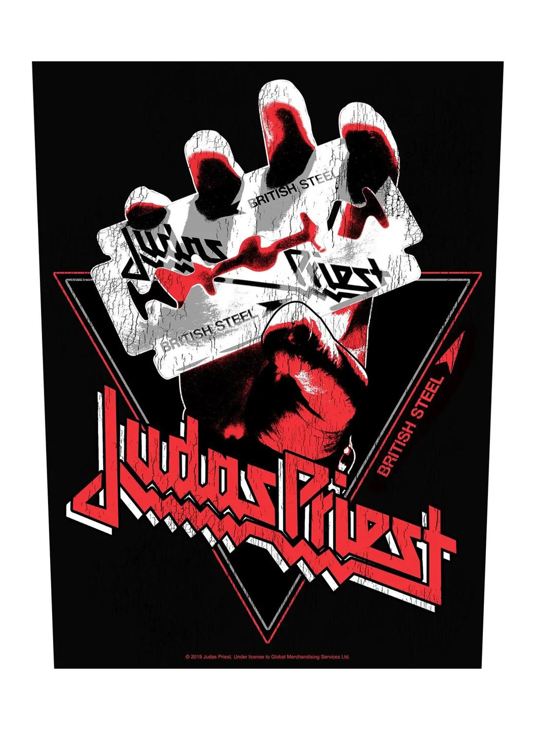 Judas Priest British Steel Vintage Rygmærke