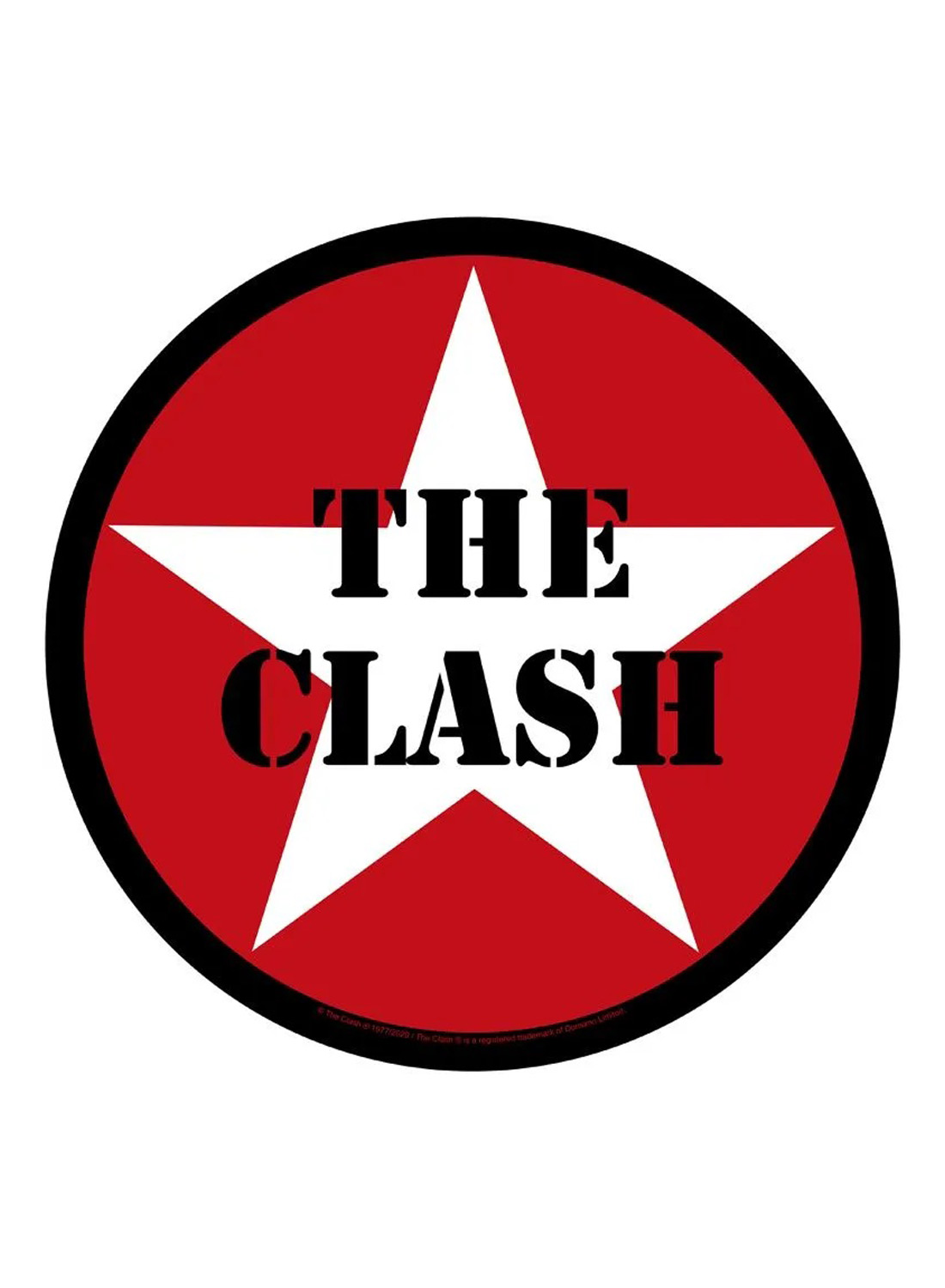 Clash Star-logoet på bagsiden