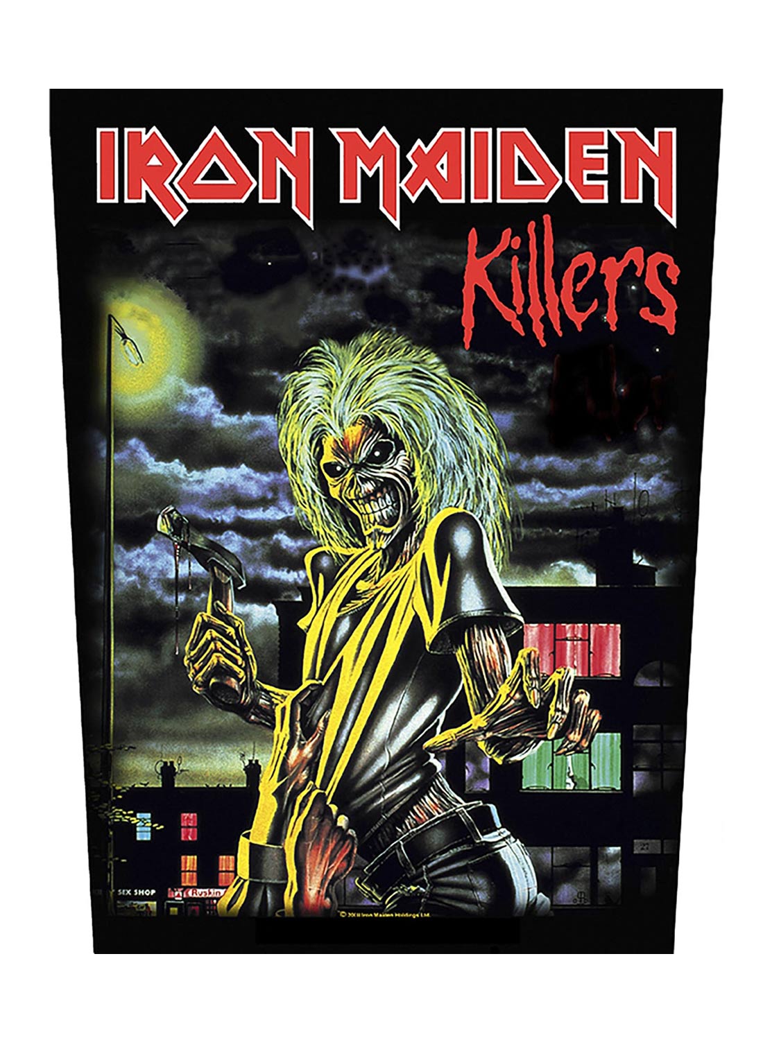 Iron Maiden Killers rygmærke