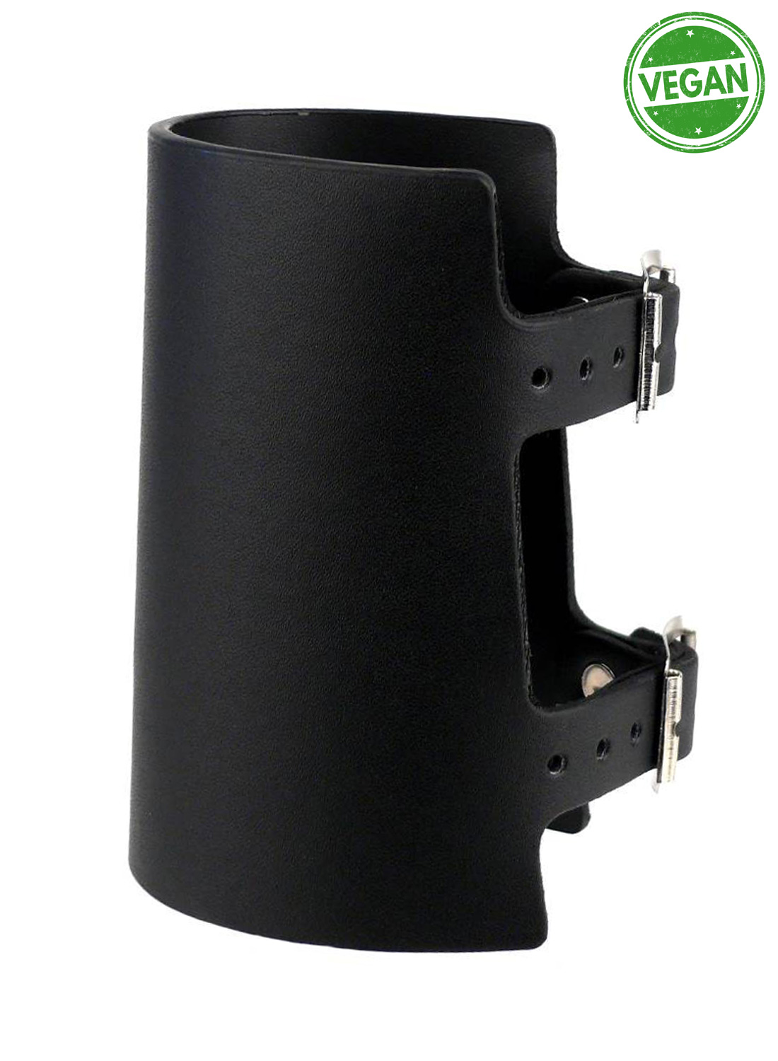 7-rækket vegansk læderarmbånd