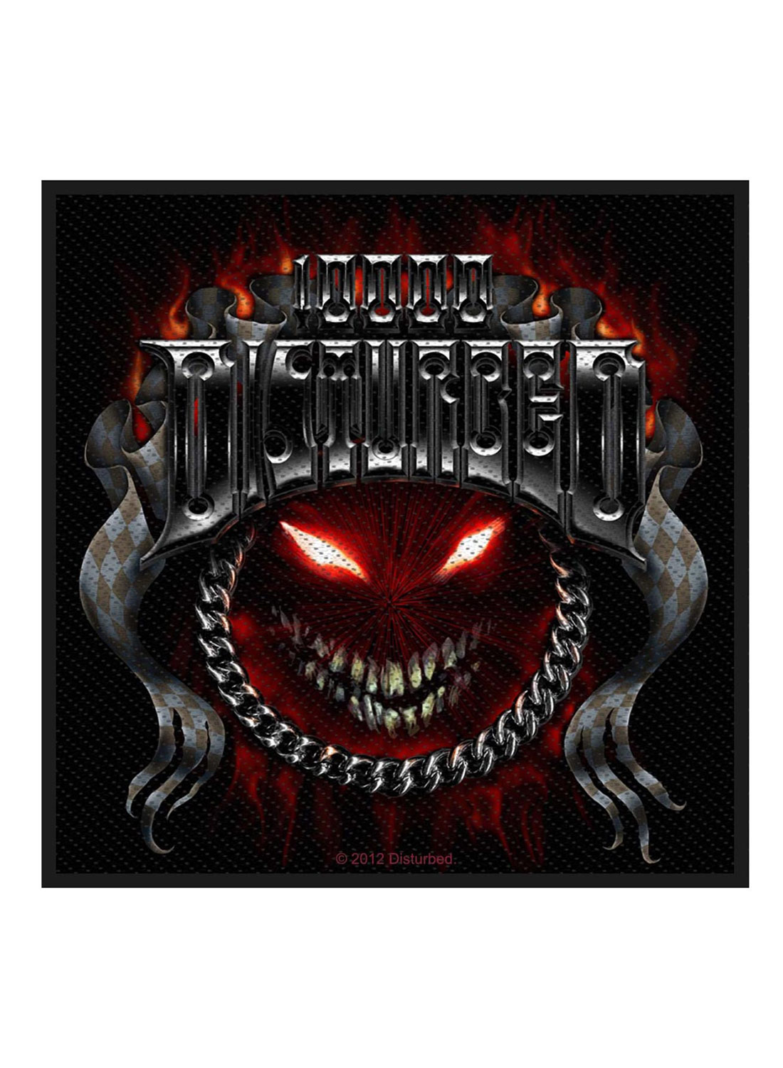 Forstyrret Chrome Smiley-patch