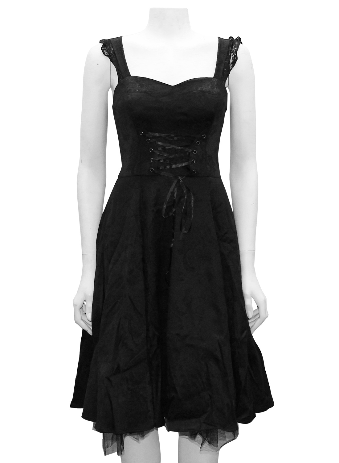 Marie Antoinette gotisk lang kjole - Billede 5