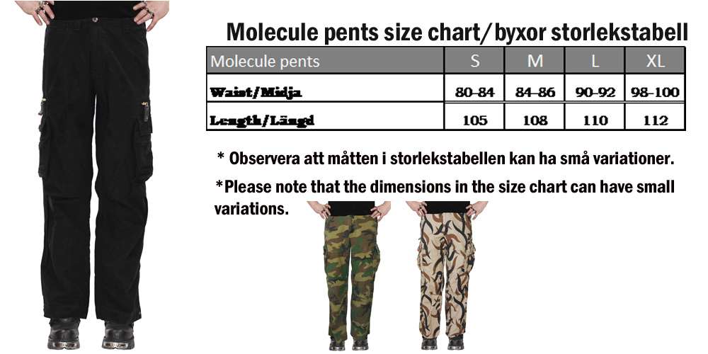 Camo Pents Size