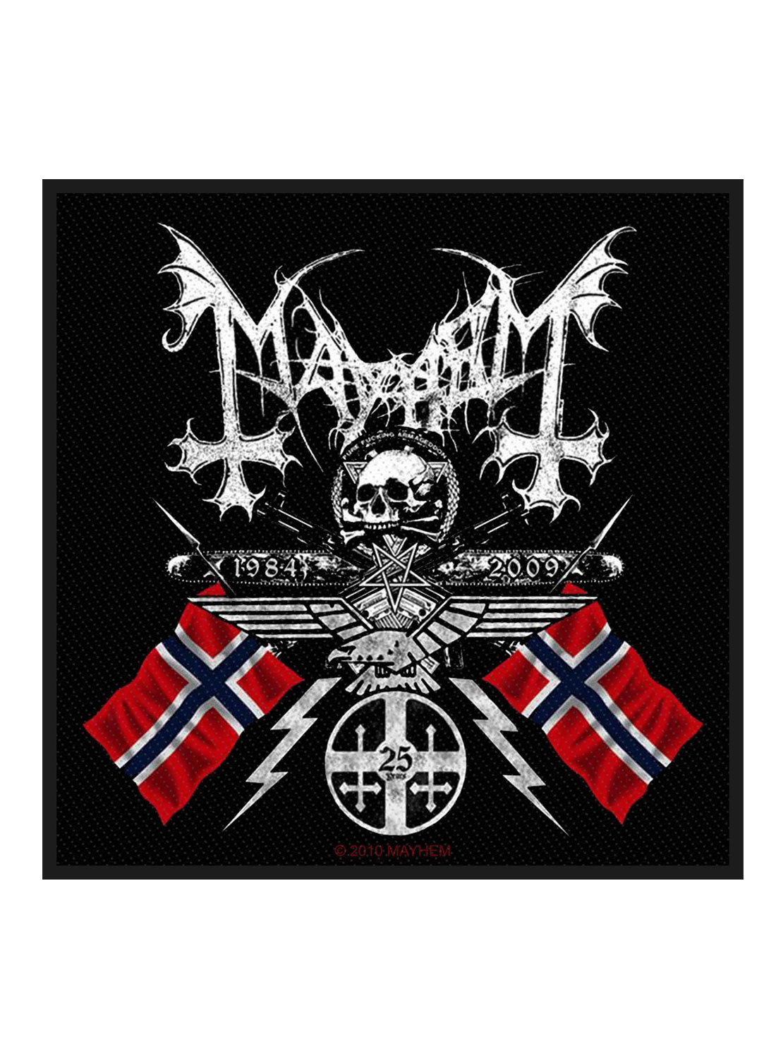 Mayhem Våbenskjold Patch
