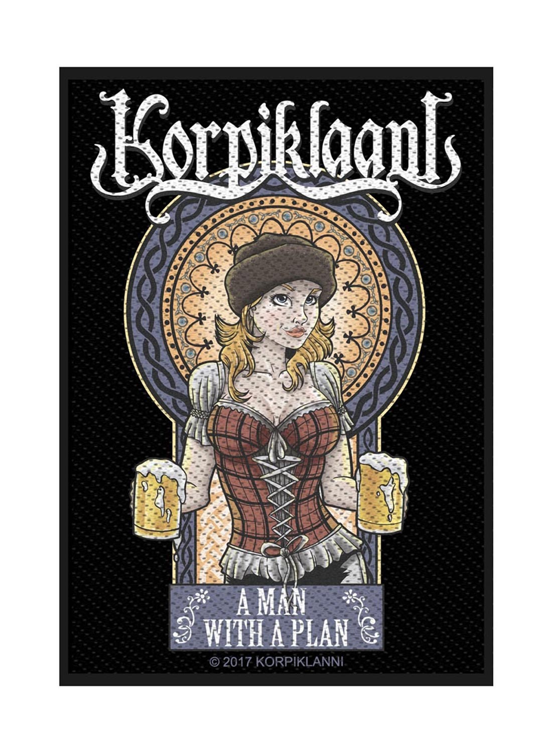 Korpiklaani En mand med en plan-patch